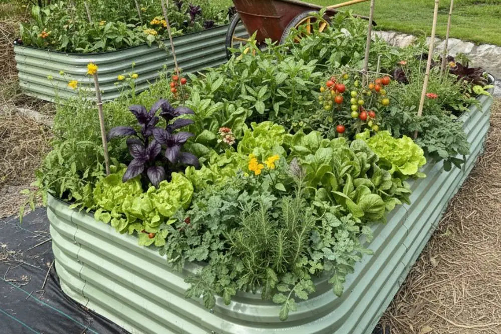 How to Overwinter Herbs in Metal Raised Beds | VEGEGA