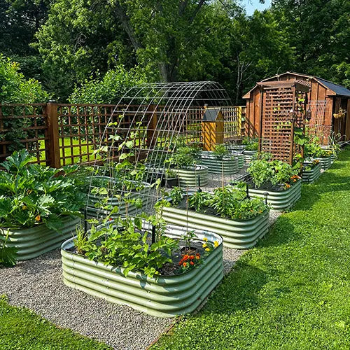 17 inches Tall Raised Garden Beds-Vegega