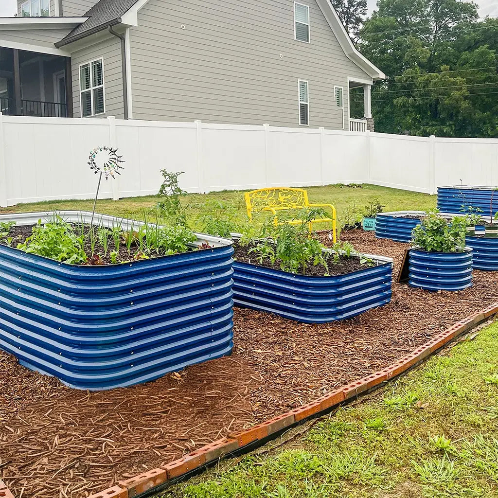 4ft width Garden Bed-Vegega metal raised garden beds