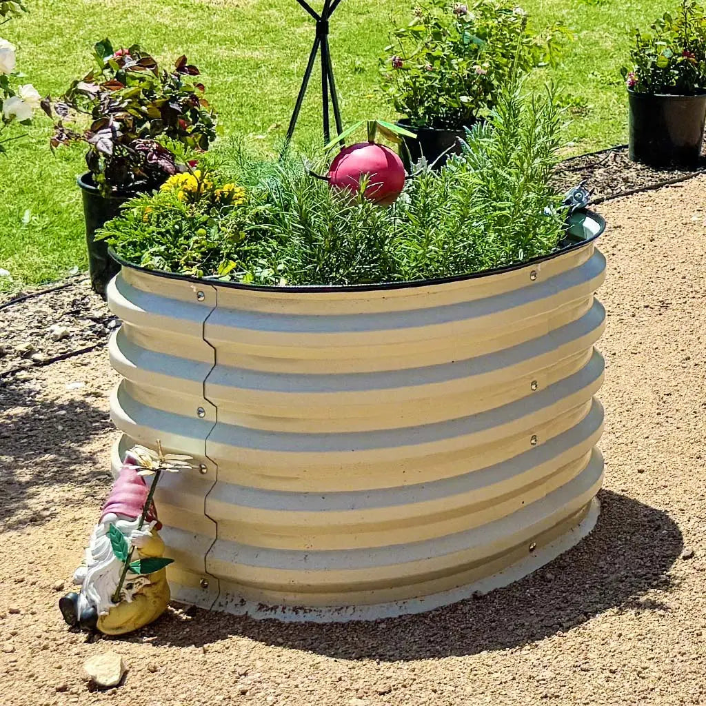 Round Metal Raised Garden Beds