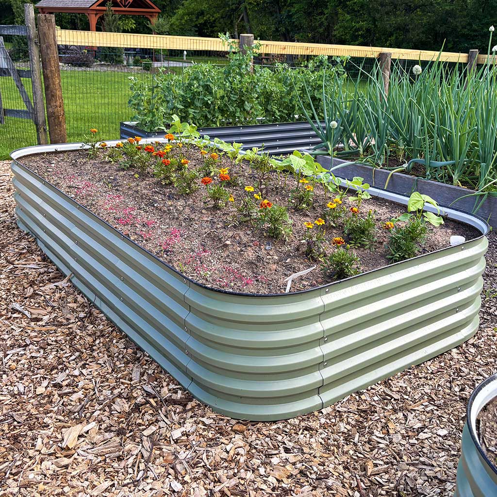 4x8 Metal Raised Garden Bed