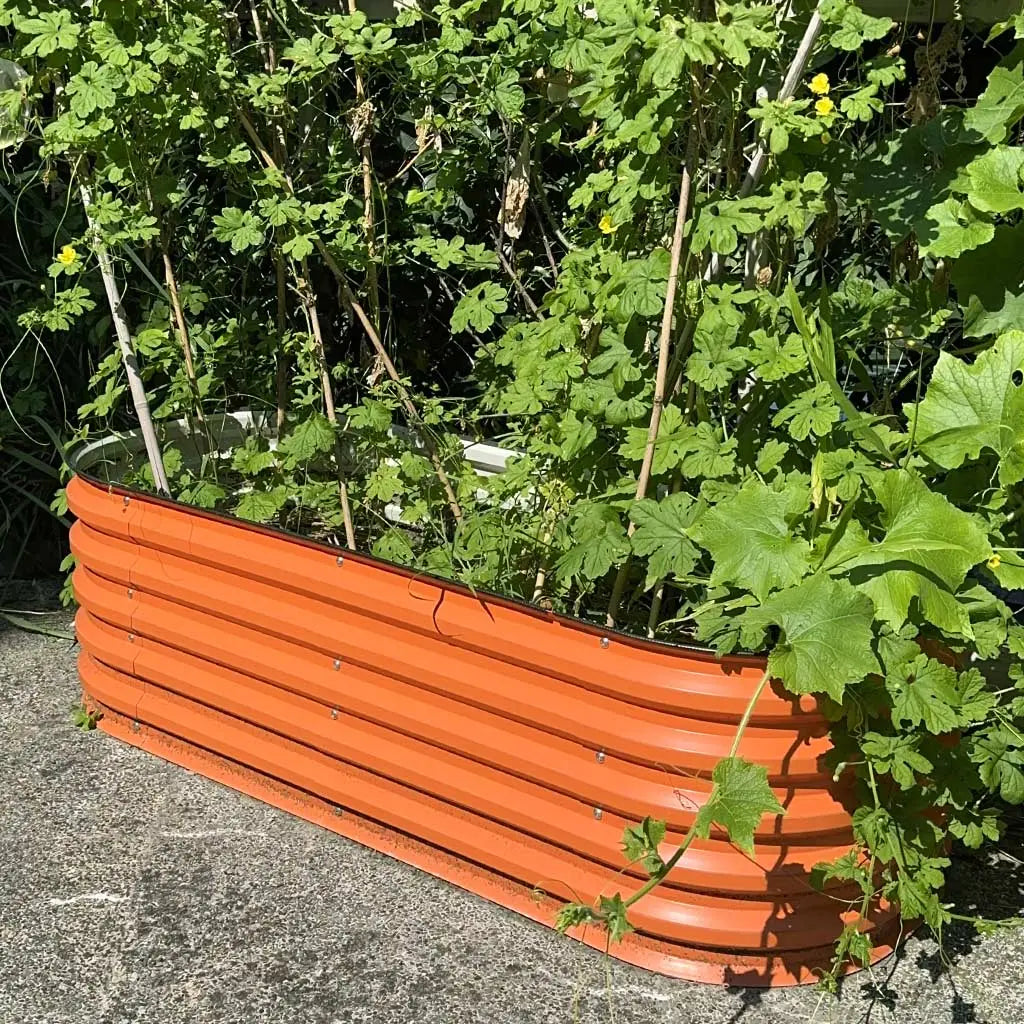 Corrugated Metal Raised Beds