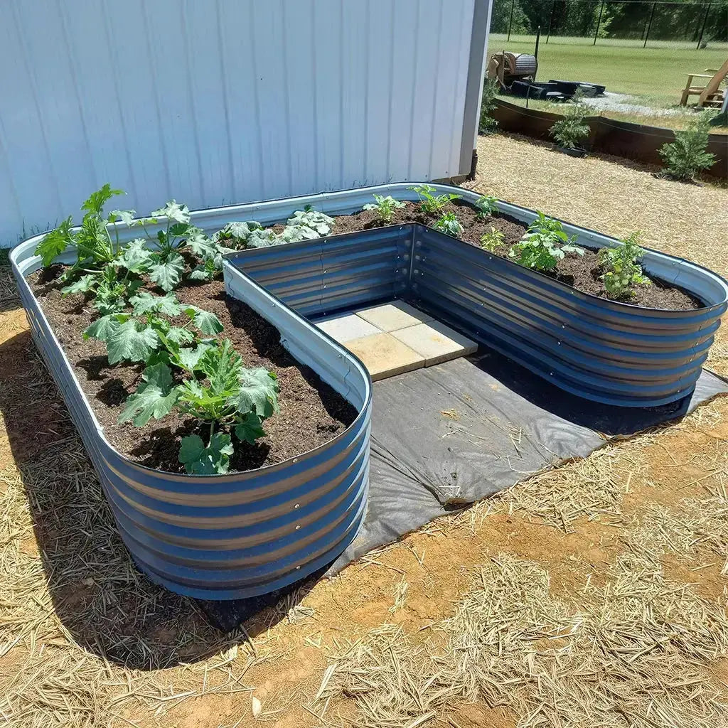 u shaped planter box-Vegega