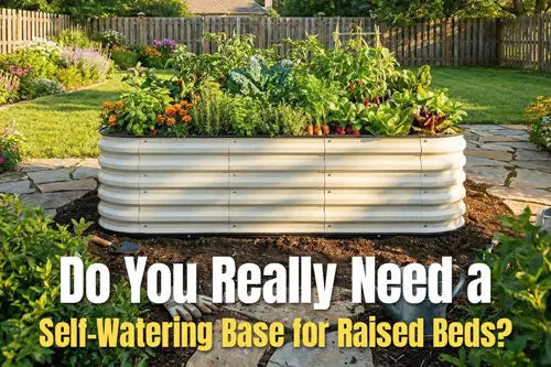 Do You Really Need a Self-Watering Base for Raised Beds | VEGEGA
