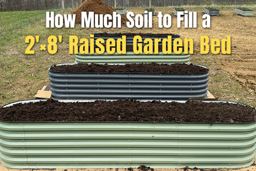 How Much Soil to Fill a 2x8 Raised Garden Bed | VEGEGA