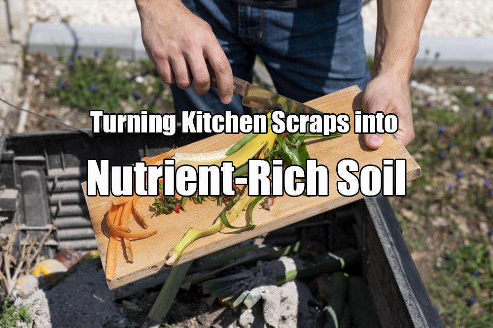 Composting Made Easy: Turning Kitchen Scraps into Nutrient-Rich Soil - VEGEGA Metal Raised Garden Bed