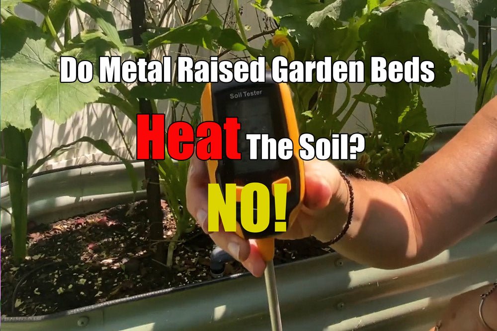 Do Metal Raised Garden Beds Heat The Soil? - VEGEGA Metal Raised Garden Bed