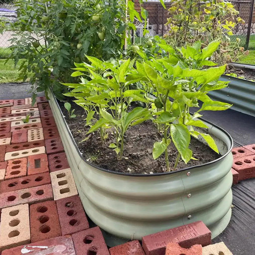 8x2 Corrugated Flower Beds