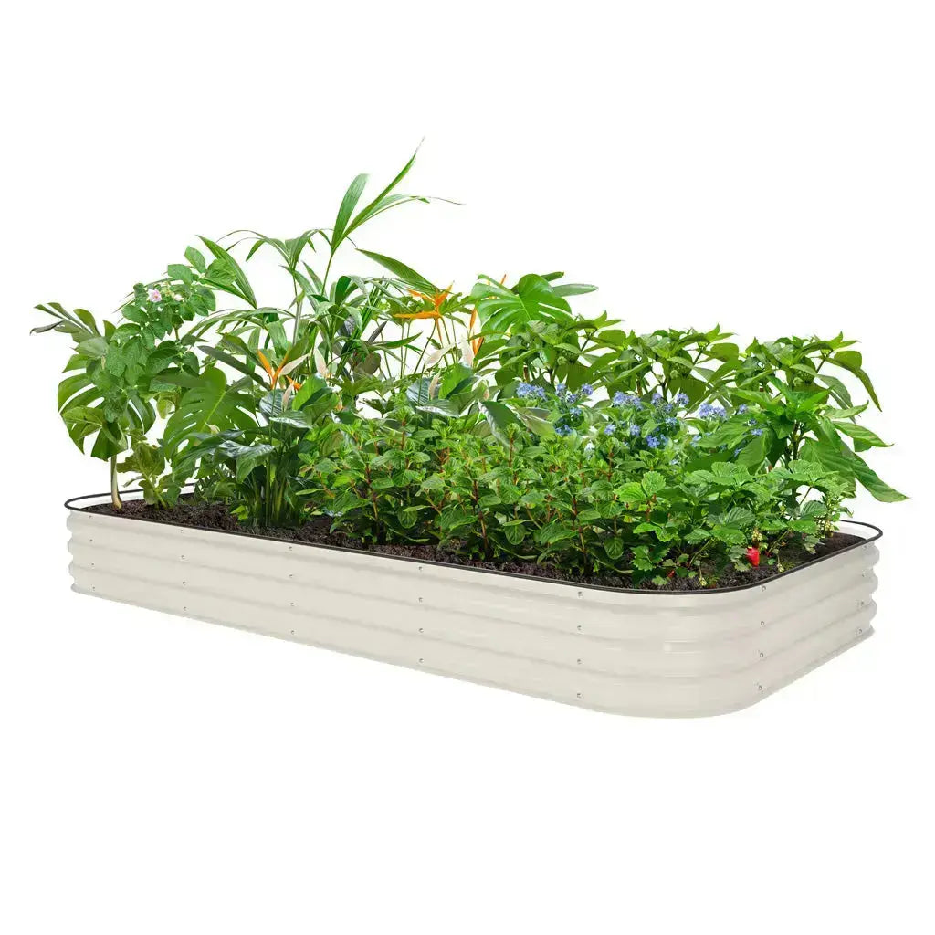 8x4 Galvanized Raised Flower Bed