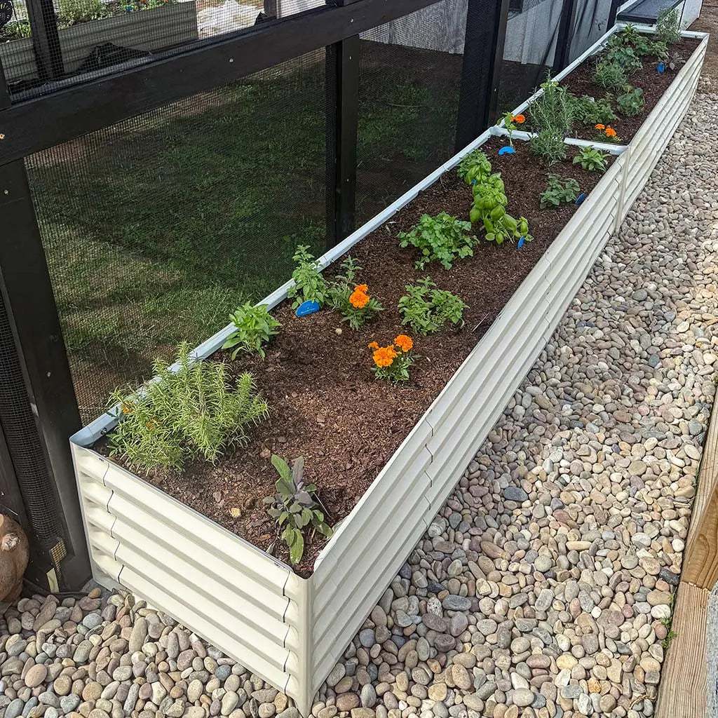 2x8 Rectangle Raised Bed grow flowers