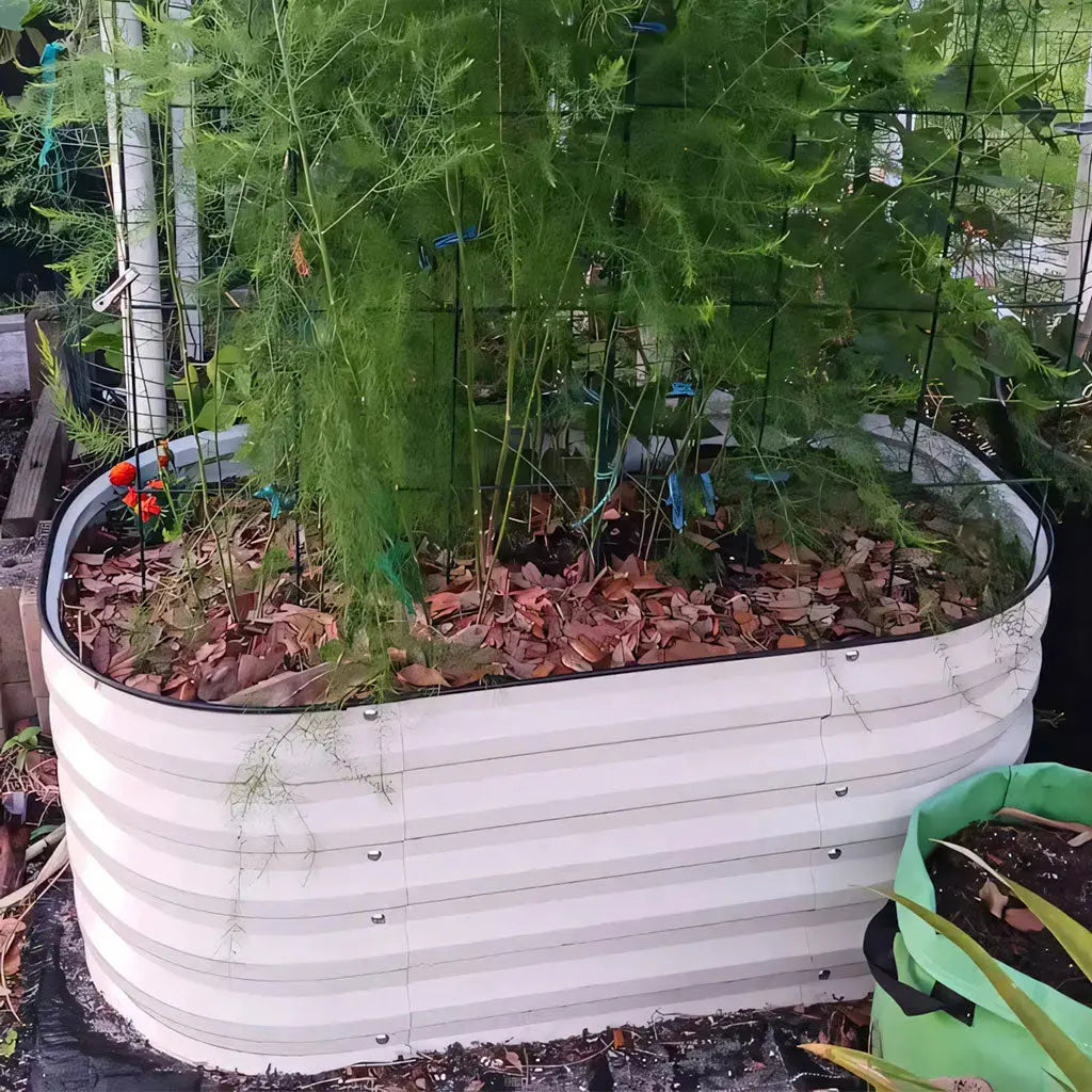 3.5x2 Corrugated Raised Garden Bed