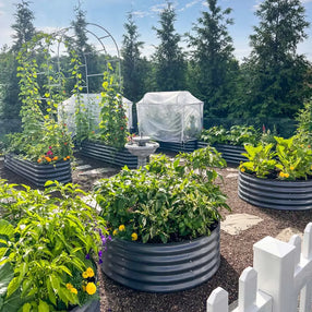 round raised garden beds ideas-Vegega