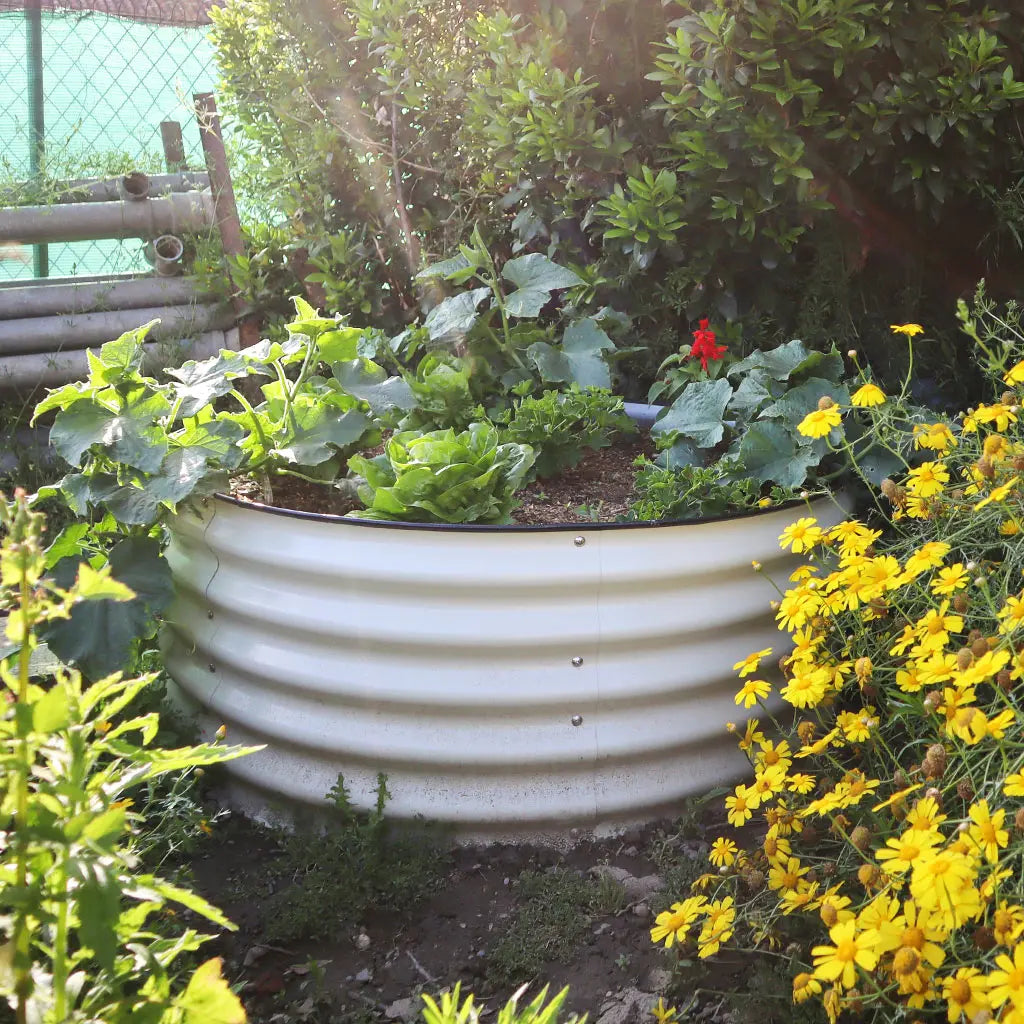 17'' Tall 42'' Wide Round Raised Garden Beds【Upgrade 2.0】
