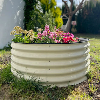 17'' Tall 42'' Wide Round Raised Garden Beds【Upgrade 2.0】