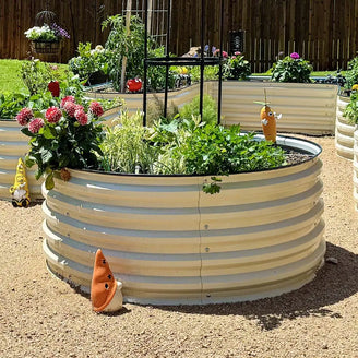 42'' Wide Round Raised Garden Beds