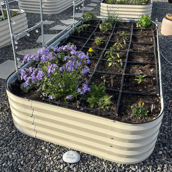 17'' Tall 4x8 Metal Raised Garden Beds (10 in 1)【Upgrade 2.0】