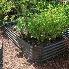 17'' Tall 4x8 Metal Raised Garden Beds (10 in 1)【Upgrade 2.0】 - VEGEGA Metal Raised Garden Bed