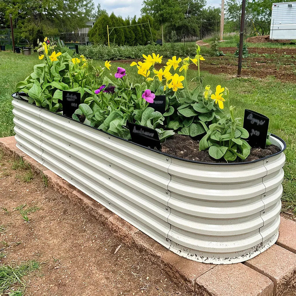 outdoor metal planter boxes-Vegega