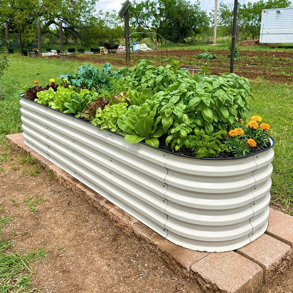 outdoor metal planter boxes-Vegega