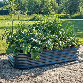 outdoor planter boxes planting layout-Vegega
