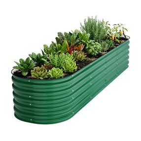 metal planter boxes moss green