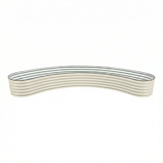 17'' Tall New Moon Shaped Raised Garden Bed