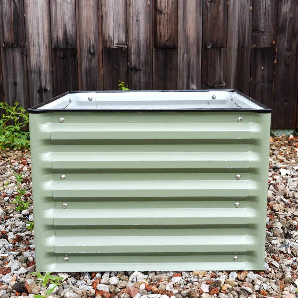 square Planter Boxes green-vegega metal raised beds