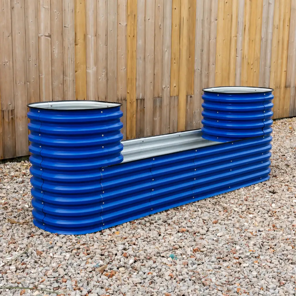 32'' Tall Waist-high Castle-Shaped Raised Garden Bed【Upgrade 2.0】
