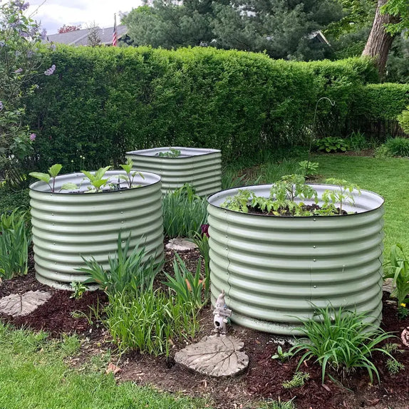 42'' Wide Round Garden Beds