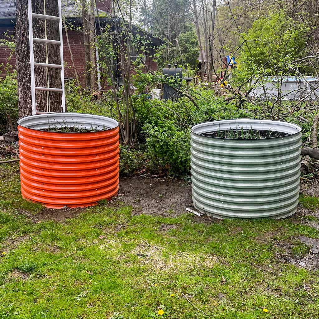 32'' Tall 42'' Wide Round Garden Bed【Upgrade 2.0】