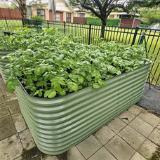 galvanized steel raised bed