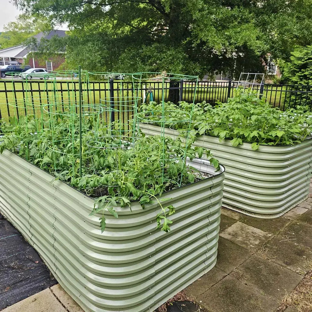 galvanized steel raised bed