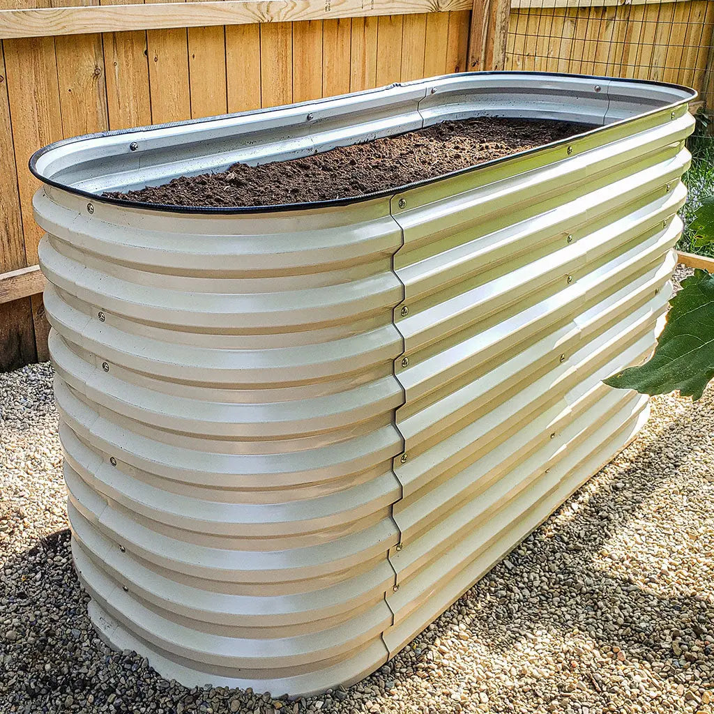 32 inches tall 5x2 galvanized flower bed-Vegega