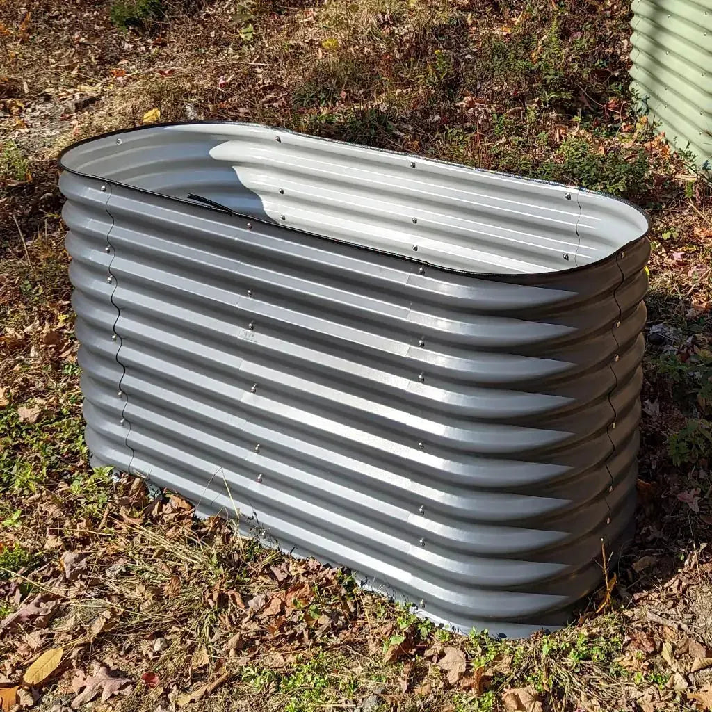 Galvanized Flower Bed