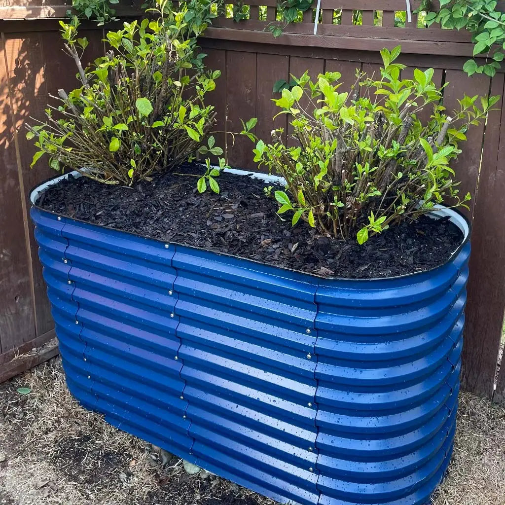 32'' Tall 5x2 Galvanized Flower Bed (4 in 1)【Upgrade 2.0】