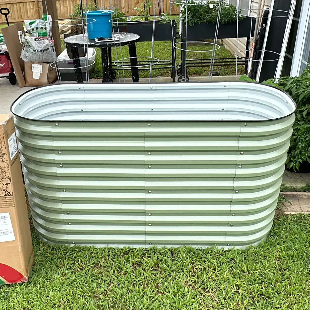 5x2 galvanized flower bed-Vegega