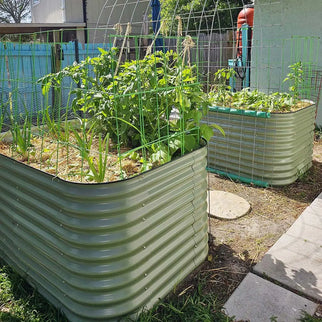 32'' Tall 6.5x2 Raised Garden Bed (6 in 1)【Upgrade 2.0】