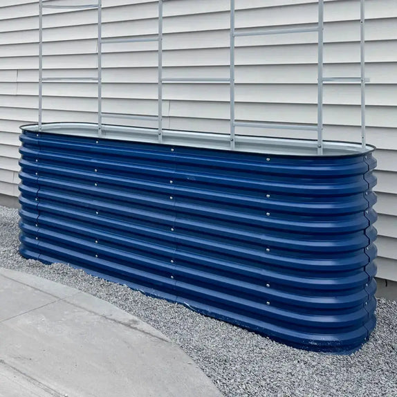 32 inch metal raised garden bed-Vegega