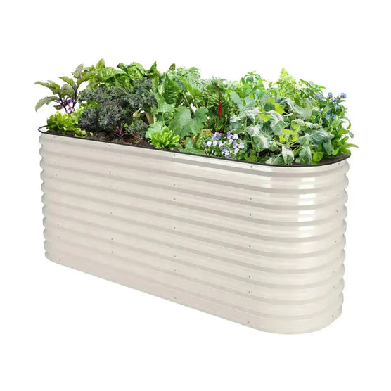 32'' Tall 6.5'x2' Metal Raised Garden Beds (6 in 1) - VEGEGA Metal Raised Garden Bed
