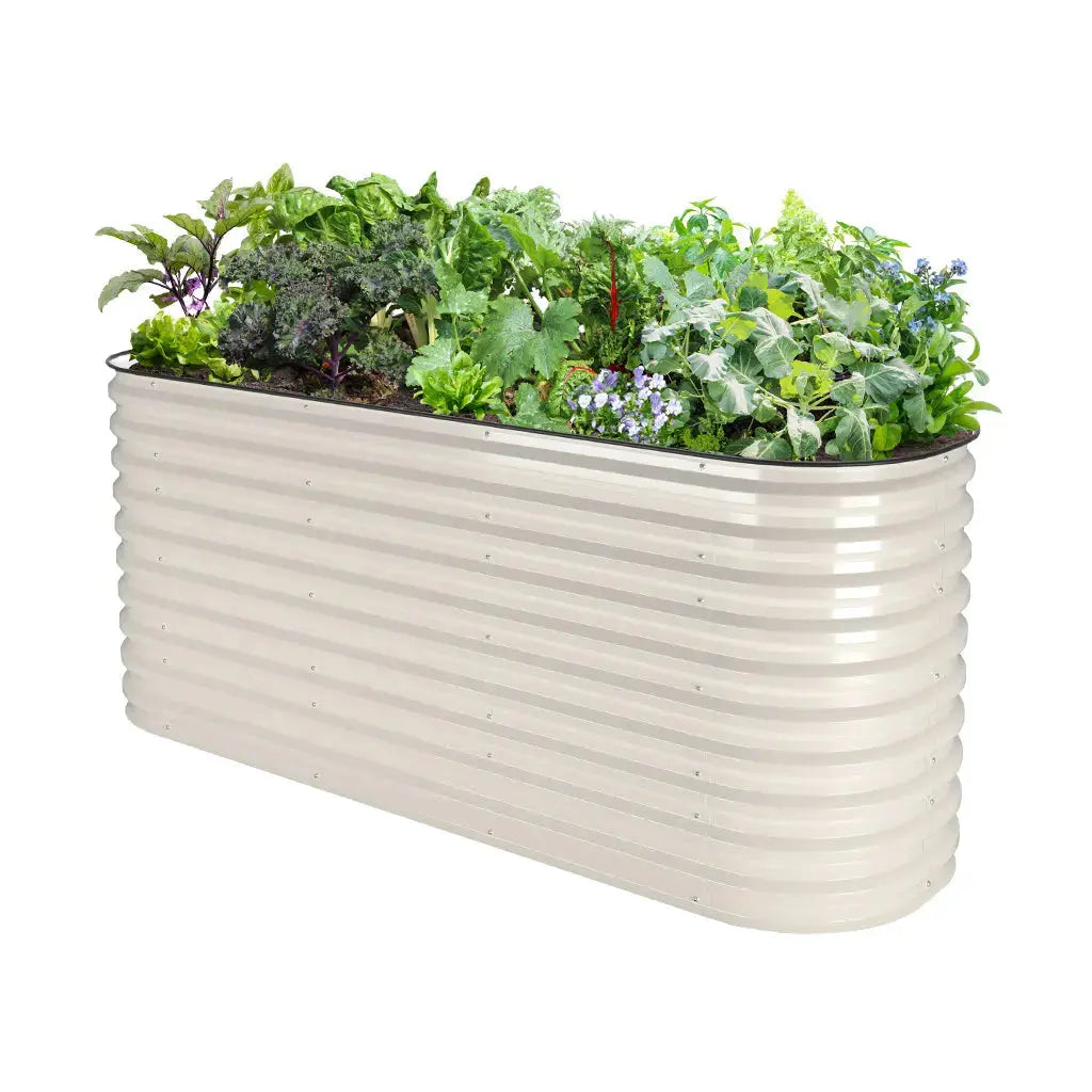 32'' Tall 6.5'x2' Metal Raised Garden Beds (6 in 1) - VEGEGA Metal Raised Garden Bed
