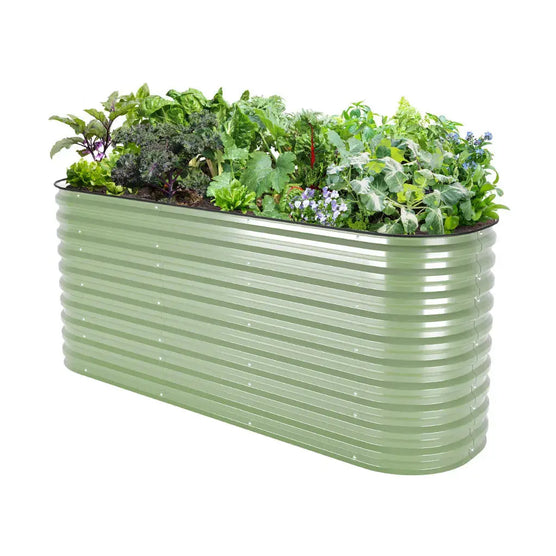 32'' Tall 6.5'x2' Metal Raised Garden Beds (6 in 1) - VEGEGA Metal Raised Garden Bed