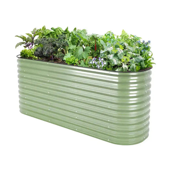 32'' Tall 6.5'x2' Metal Raised Garden Beds (6 in 1) - VEGEGA Metal Raised Garden Bed