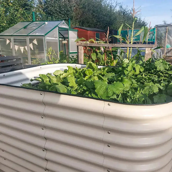 32 inch raised bed white-Vegega