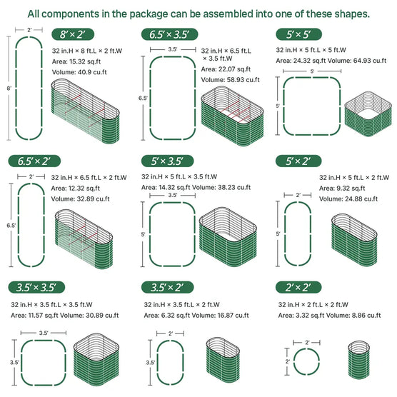 assembly method of Galvanized Raised Garden Bed Kit