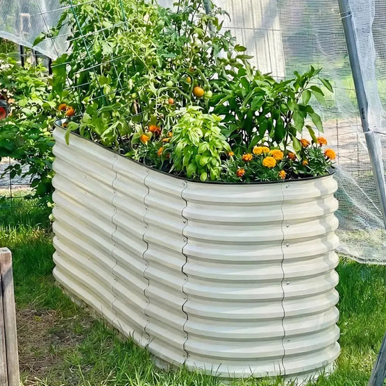galvanized raised garden bed kit-Vegega