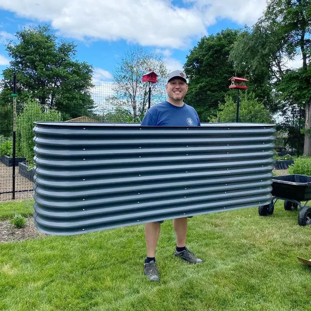 galvanized steel raised bed kit