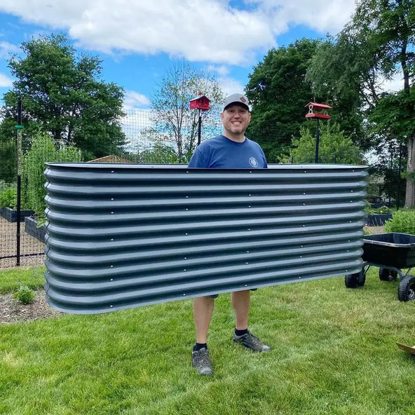 galvanized steel raised bed kit