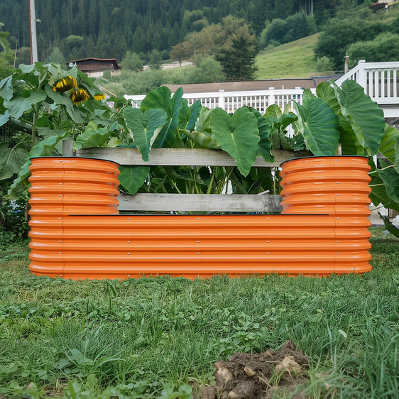 castle shaped raised garden bed-Vegega