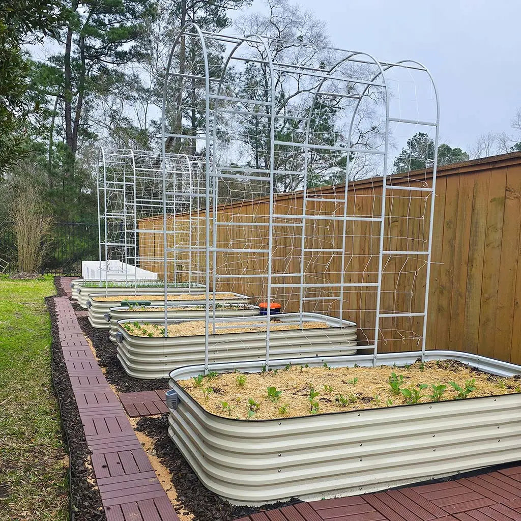 Arched Trellis (Zn-Al-Mg Steel) For 8ft.L/ For 6.5ft.L