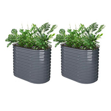 2-Pack Metal Raised Garden Beds